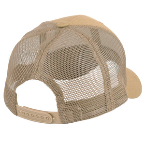 6 Panel Trucker Hat - Khaki