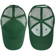 Load image into Gallery viewer, 6 Panel Trucker Hat - Hunter Green