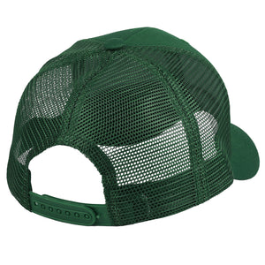 6 Panel Trucker Hat - Hunter Green