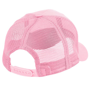 6 Panel Trucker Hat - Pink