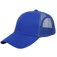 Load image into Gallery viewer, 6 Panel Trucker Hat - Royal