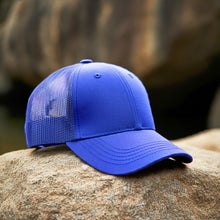 Load image into Gallery viewer, 6 Panel Trucker Hat - Royal