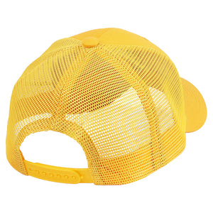 6 Panel Trucker Hat - Yellow