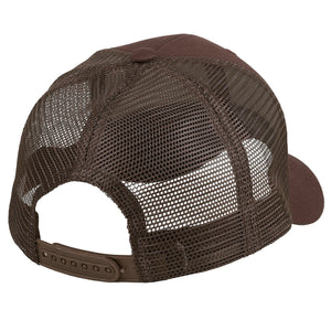 6 Panel Trucker Hat - Brown