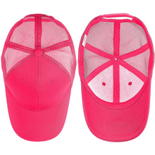 Load image into Gallery viewer, 6 Panel Trucker Hat - Hot Pink