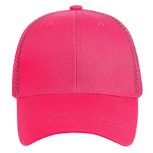 Load image into Gallery viewer, 6 Panel Trucker Hat - Hot Pink