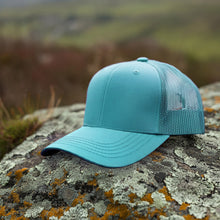 Load image into Gallery viewer, 6 Panel Trucker Hat - Turquoise