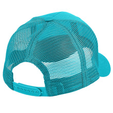 Load image into Gallery viewer, 6 Panel Trucker Hat - Turquoise