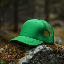 Load image into Gallery viewer, 6 Panel Trucker Hat - Kelly Green