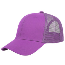 Load image into Gallery viewer, 6 Panel Trucker Hat - Lavender