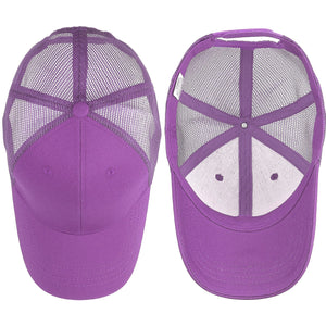 6 Panel Trucker Hat - Lavender