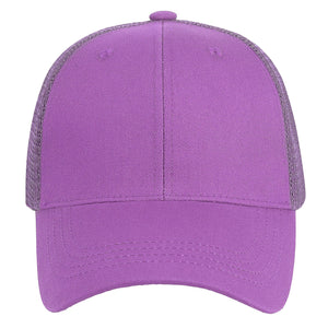 6 Panel Trucker Hat - Lavender