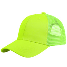 Load image into Gallery viewer, 6 Panel Trucker Hat - Neon Green