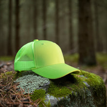 Load image into Gallery viewer, 6 Panel Trucker Hat - Neon Green