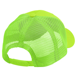 6 Panel Trucker Hat - Neon Green