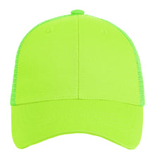 Load image into Gallery viewer, 6 Panel Trucker Hat - Neon Green