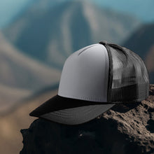 Load image into Gallery viewer, 5 Panel Trucker Hat - Black