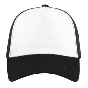 5 Panel Trucker Hat - Black