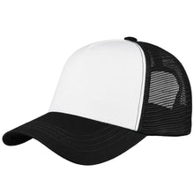 Load image into Gallery viewer, 5 Panel Trucker Hat - Black