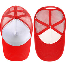 Load image into Gallery viewer, 5 Panel Trucker Hat - Red