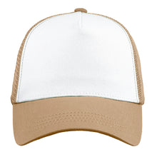 Load image into Gallery viewer, 5 Panel Trucker Hat - Khaki