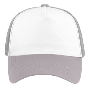 5 Panel Trucker Hat - Light Gray