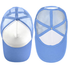 Load image into Gallery viewer, 5 Panel Trucker Hat - Sky Blue