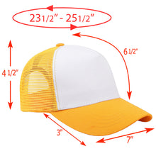 Load image into Gallery viewer, 5 Panel Trucker Hat - Gold