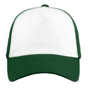 5 Panel Trucker Hat - Hunter Green