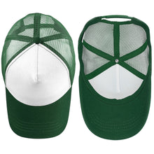 Load image into Gallery viewer, 5 Panel Trucker Hat - Hunter Green