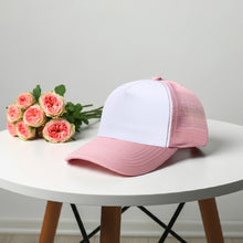 Load image into Gallery viewer, 5 Panel Trucker Hat - Pink