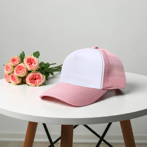 5 Panel Trucker Hat - Pink