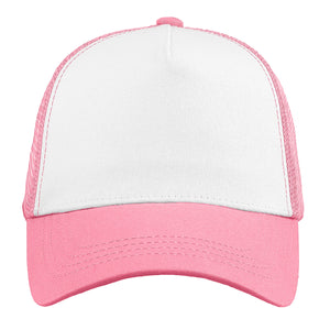 5 Panel Trucker Hat - Pink