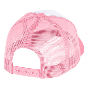 5 Panel Trucker Hat - Pink