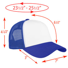 Load image into Gallery viewer, 5 Panel Trucker Hat - Royal