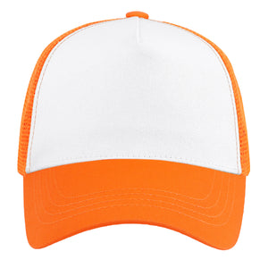 5 Panel Trucker Hat - Orange