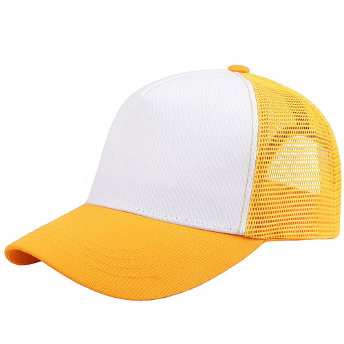 5 Panel Trucker Hat - Yellow