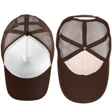 Load image into Gallery viewer, 5 Panel Trucker Hat - Brown