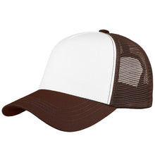 Load image into Gallery viewer, 5 Panel Trucker Hat - Brown