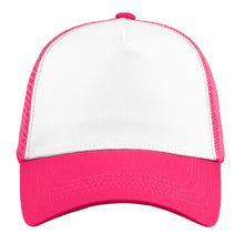 Load image into Gallery viewer, 5 Panel Trucker Hat - Hot Pink