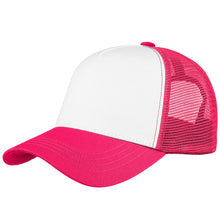 Load image into Gallery viewer, 5 Panel Trucker Hat - Hot Pink