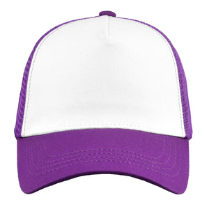 5 Panel Trucker Hat - Purple