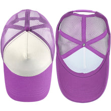 Load image into Gallery viewer, 5 Panel Trucker Hat - Lavender