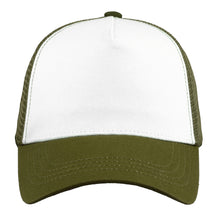 Load image into Gallery viewer, 5 Panel Trucker Hat - Army Green