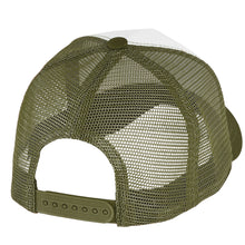 Load image into Gallery viewer, 5 Panel Trucker Hat - Army Green