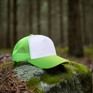 5 Panel Trucker Hat - Neon Green