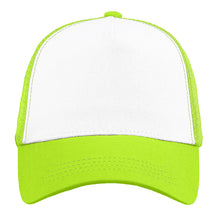 Load image into Gallery viewer, 5 Panel Trucker Hat - Neon Green