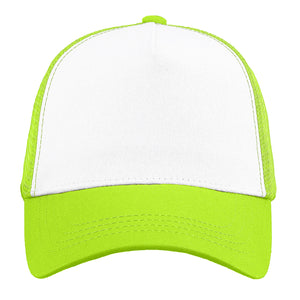 5 Panel Trucker Hat - Neon Green