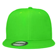 Load image into Gallery viewer, Hip Hop Style Snapback Hat Flat Bill Adjustable Size - Light Green