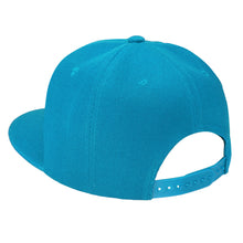 Load image into Gallery viewer, Hip Hop Style Snapback Hat Flat Bill Adjustable Size - Turquoise